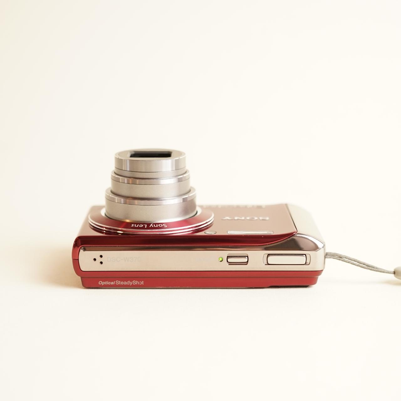 Sony Cyber-shot DSC-W370 Digital Camera | 14MP | Tested & Working | Red
