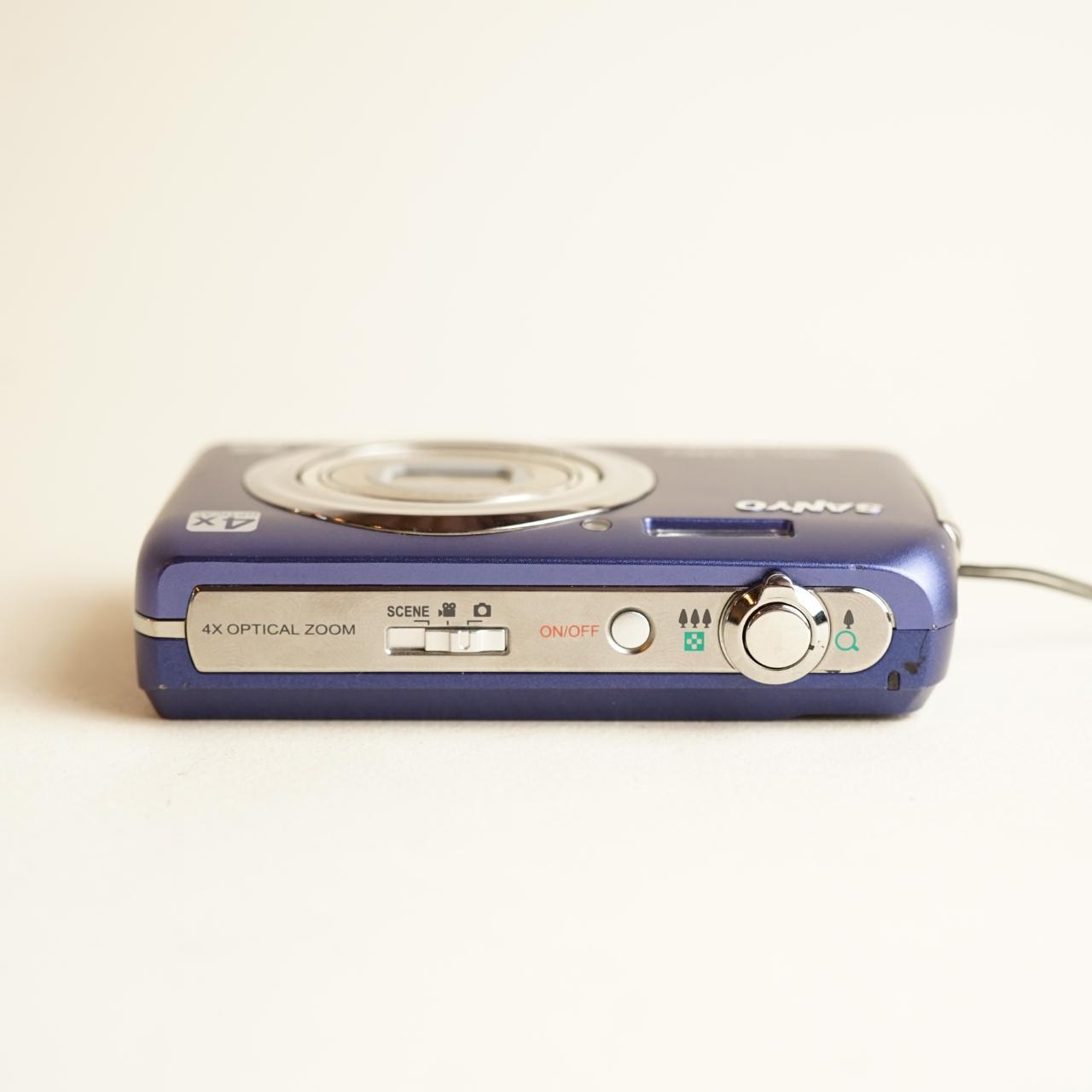 Sanyo VPC-T1284 Digital Camera | 12MP | Tested & Working | Blue