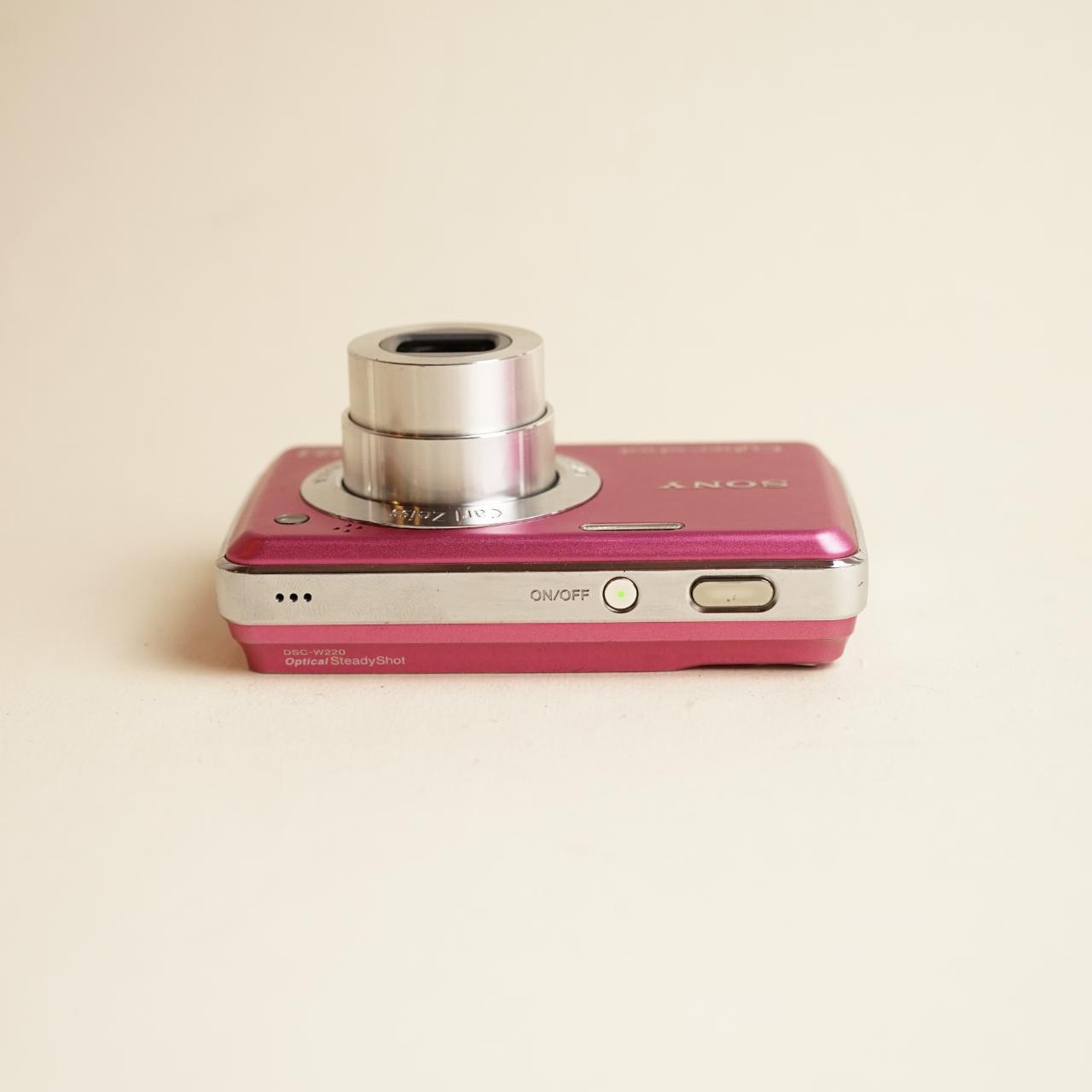 Sony Cyber-shot DSC-W220 Digital Camera | 12.1MP | Tested & Working | Pink