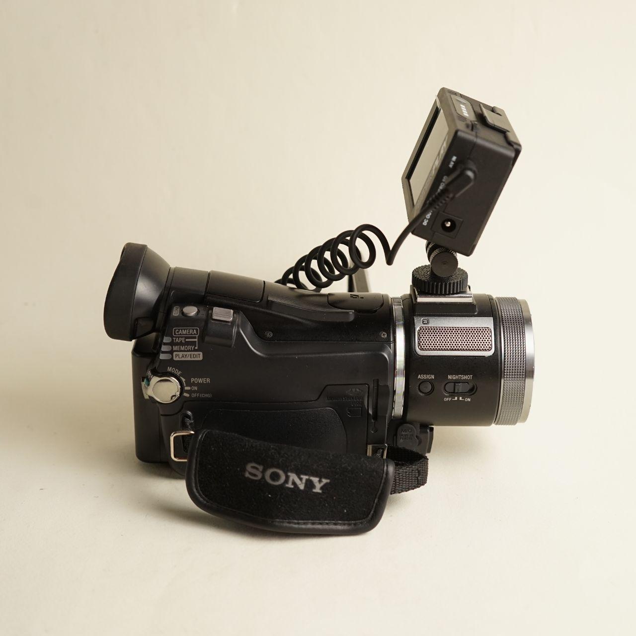 Sony Handycam HVR-A1J Camcorder with Tapeless Setup | Tested & Working | Black