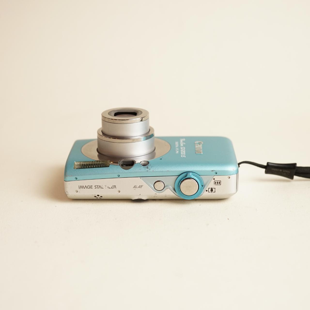 Canon PowerShot SD1200 IS Digital Camera | 10MP | Tested & Working | Blue