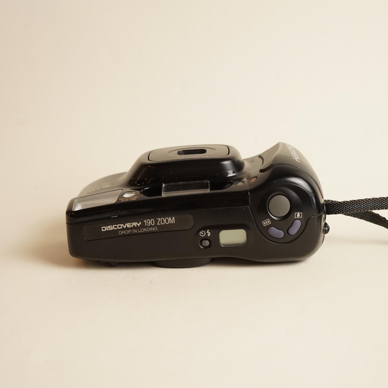 Fujifilm Discovery 190 Zoom Film Camera | 35mm Point & Shoot | Tested & Working | Black