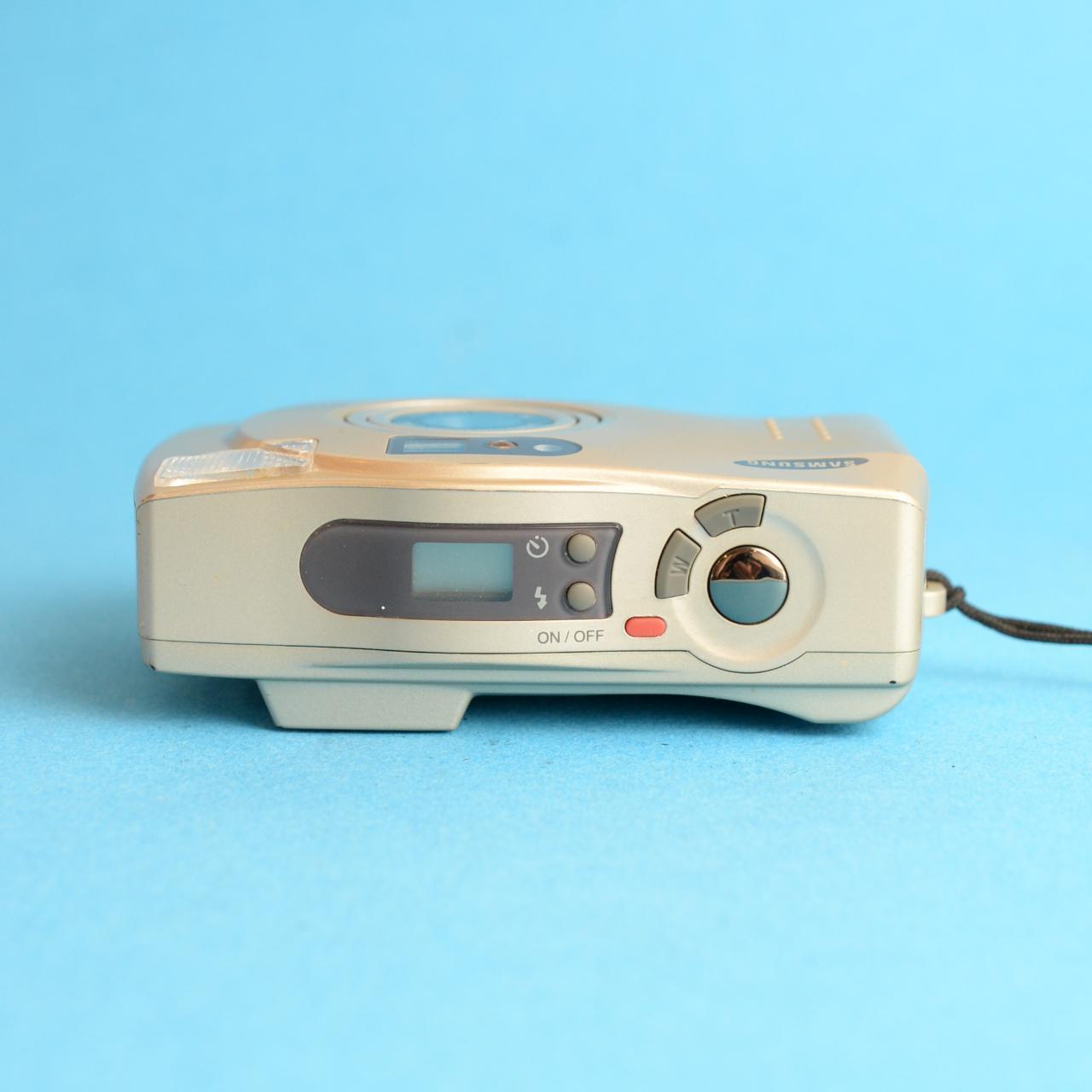 Samsung Maxima 60 XL | 35mm Point & Shoot Film Camera | Tested & Working | Gold