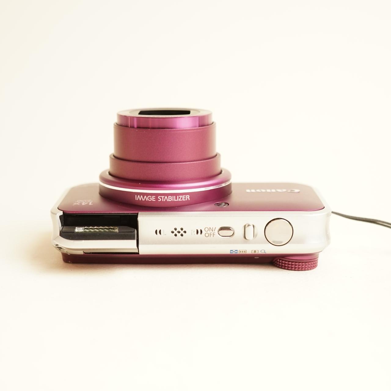 Canon PowerShot SX210 IS Digital Camera | 14.1MP | Tested & Working | Purple