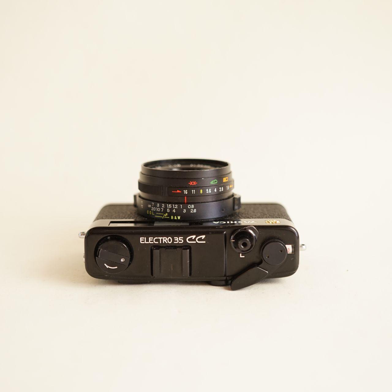 Yashica Electro 35 CC Rangefinder Film Camera | Tested & Working | Black