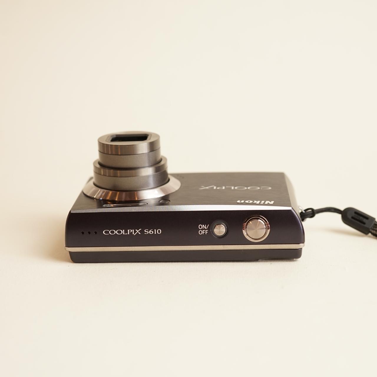 Nikon Coolpix S610 Digital Camera | 10MP | Tested & Working | Dark Purple