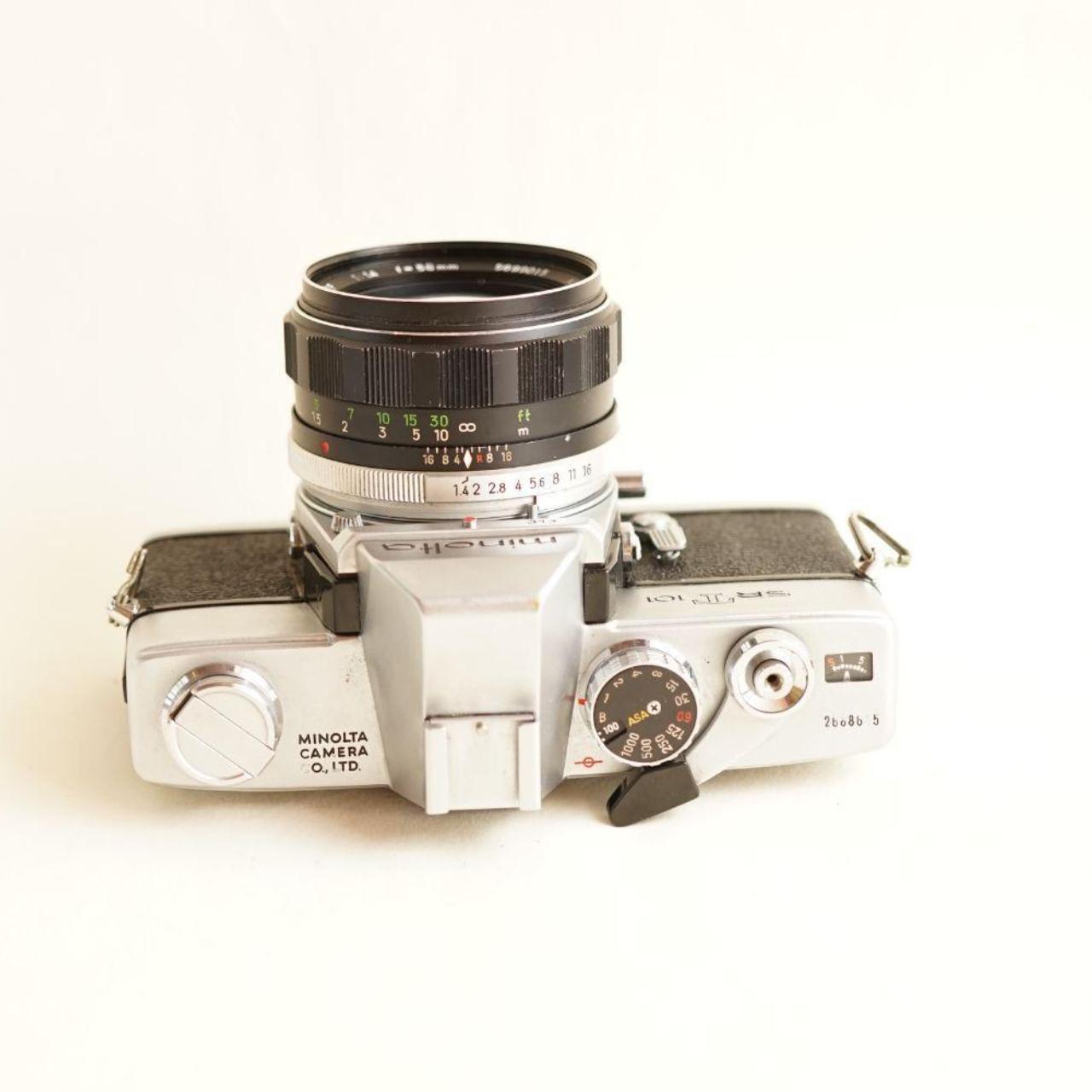 Minolta SRT 101 | FULLY CLA'd | 35mm Film Camera | Tested & Working | Silver