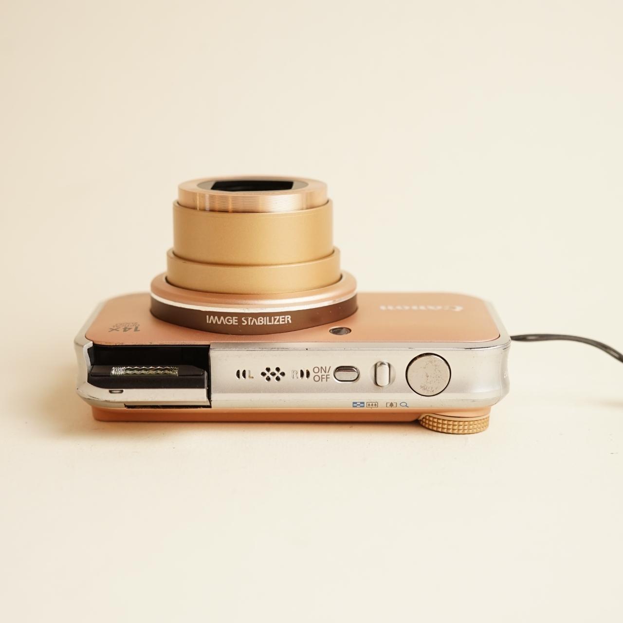 Canon PowerShot SX210 IS Digital Camera | 14.1MP | Tested & Working | Rose Gold