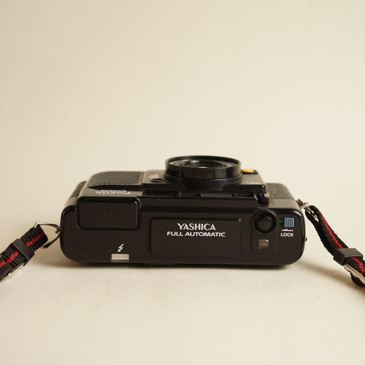 Yashica Fully Automatic Auto Focus Motor Film Camera | 35mm Point & Shoot | Tested & Working | Black