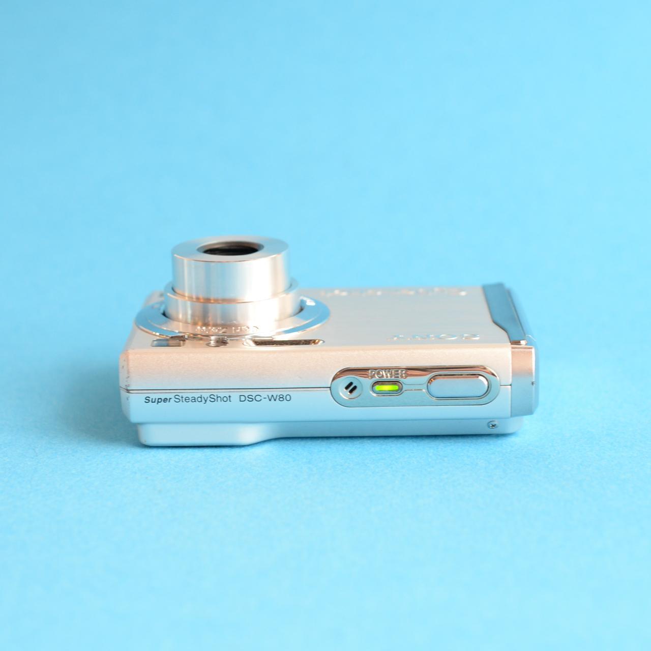 Sony Cyber-shot DSC-W80 Digital Camera | 7.2MP | Tested & Working | Silver