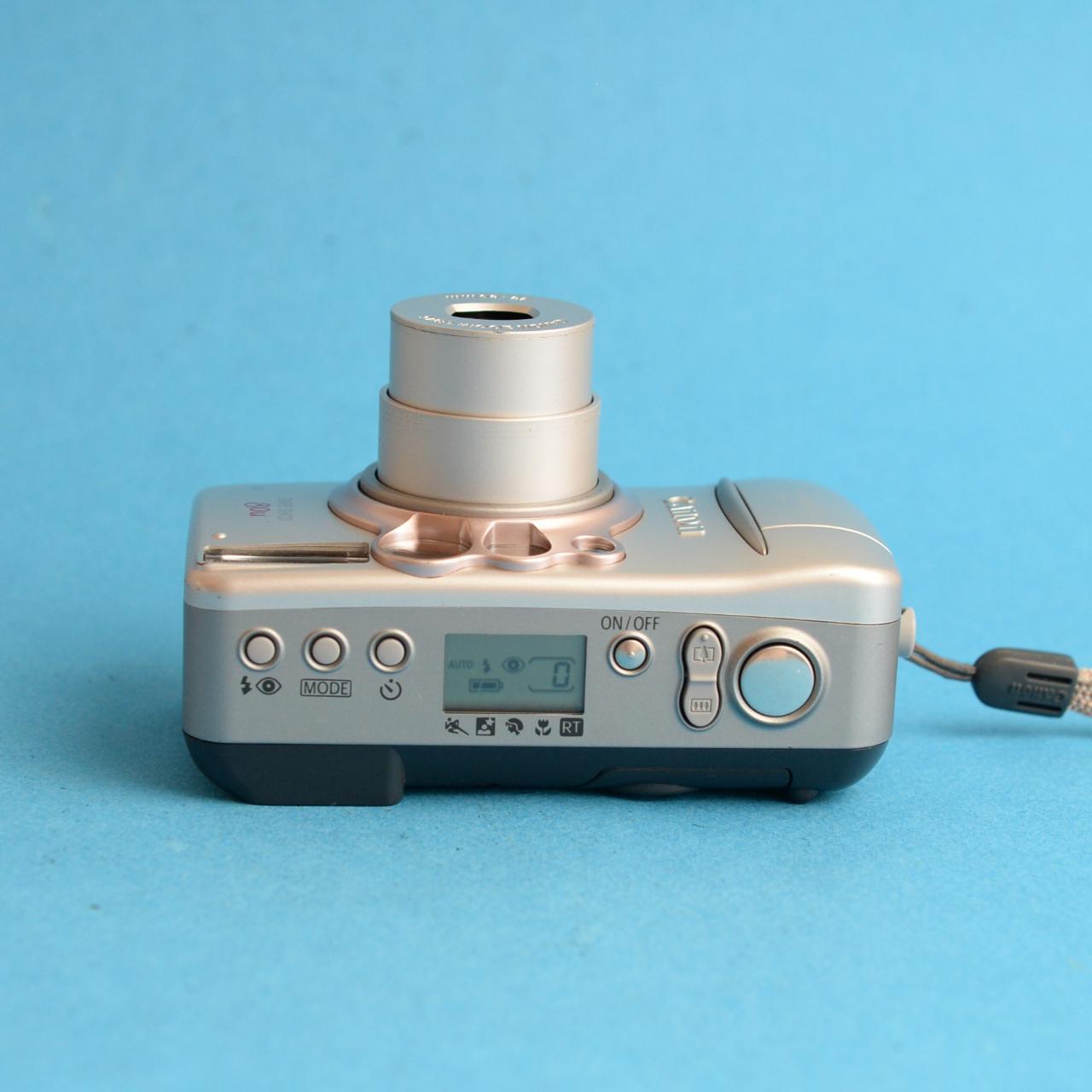 Canon SureShot 80u Film Camera | 35mm Point & Shoot | Tested & Working | Silver