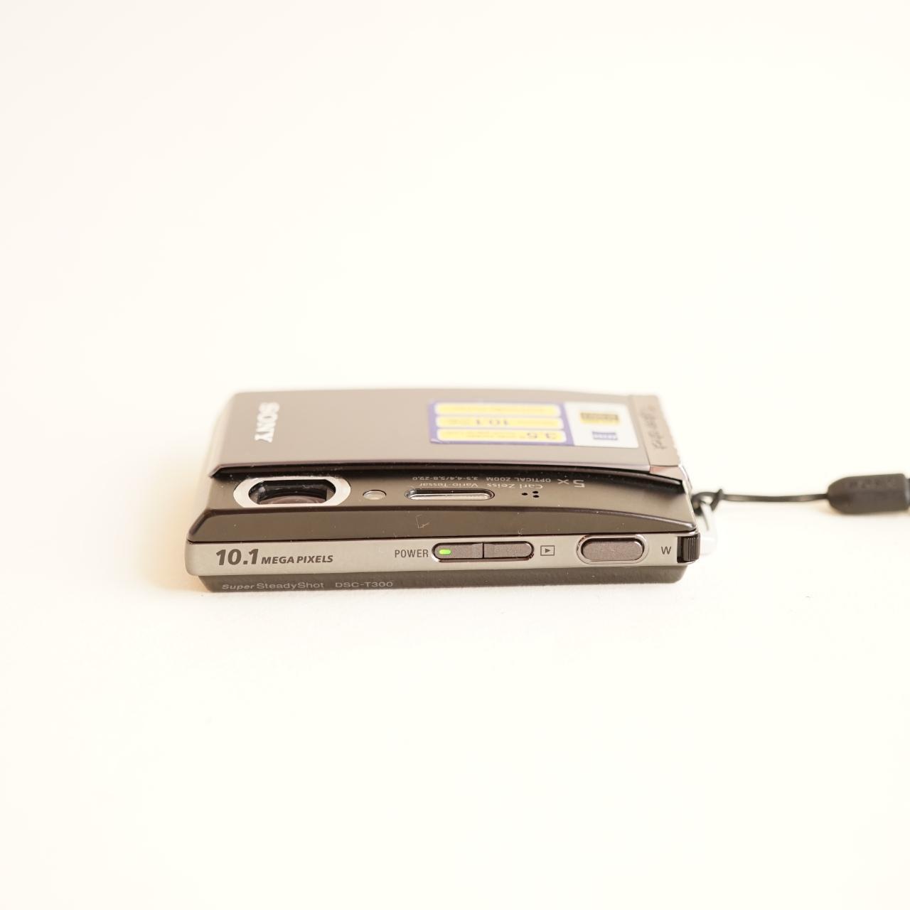 Sony Cyber-shot DSC-T300 Digital Camera | 10.1MP | Tested & Working | Black & Grey