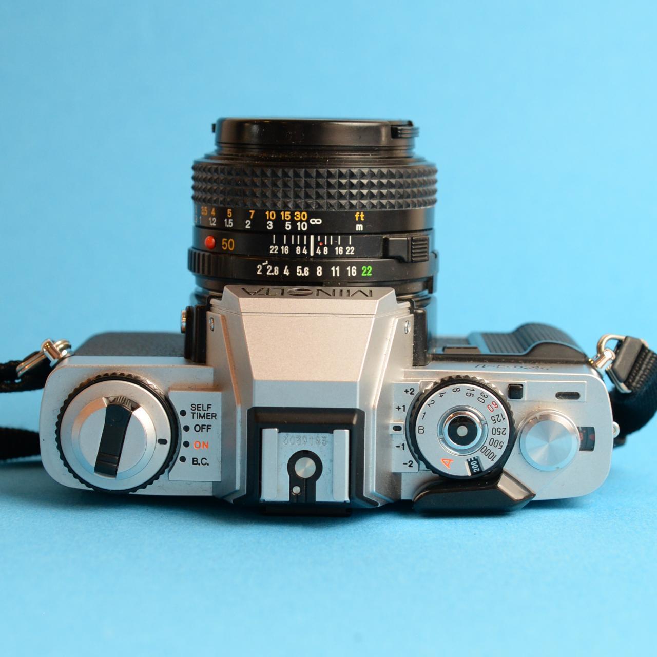 Minolta XG-1 Film Camera | 35mm SLR | Tested & Working | Black & Silver