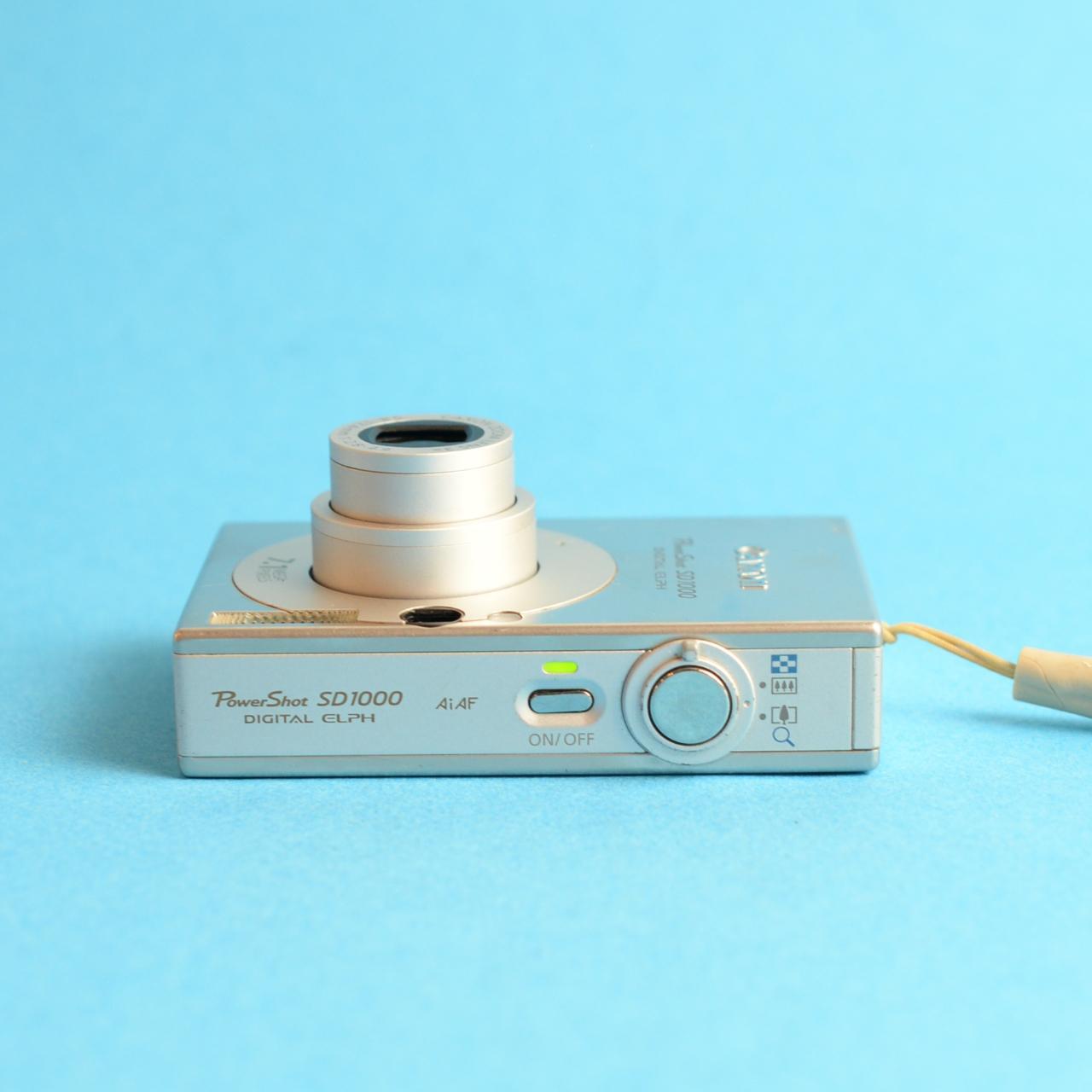 Canon PowerShot SD1000 Digital Camera | 7.1MP | Tested & Working | Silver