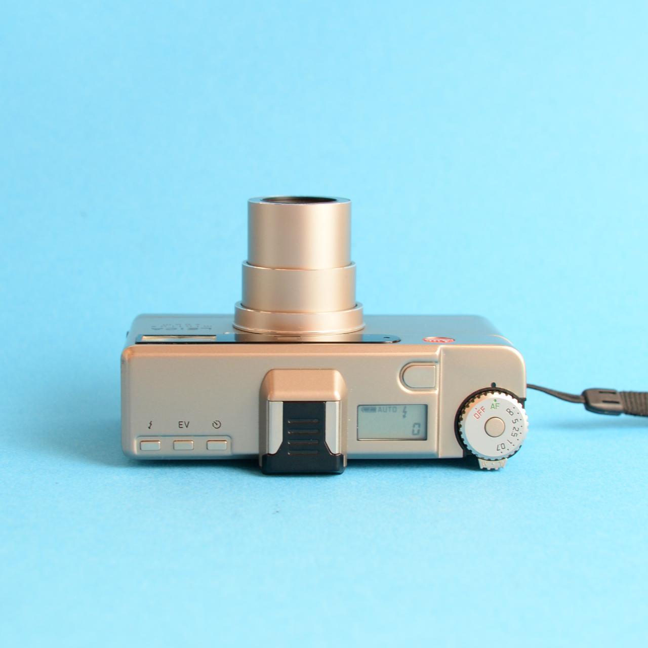 Leica Minilux Zoom Film Camera | 35mm Point & Shoot | Tested & Working | Silver