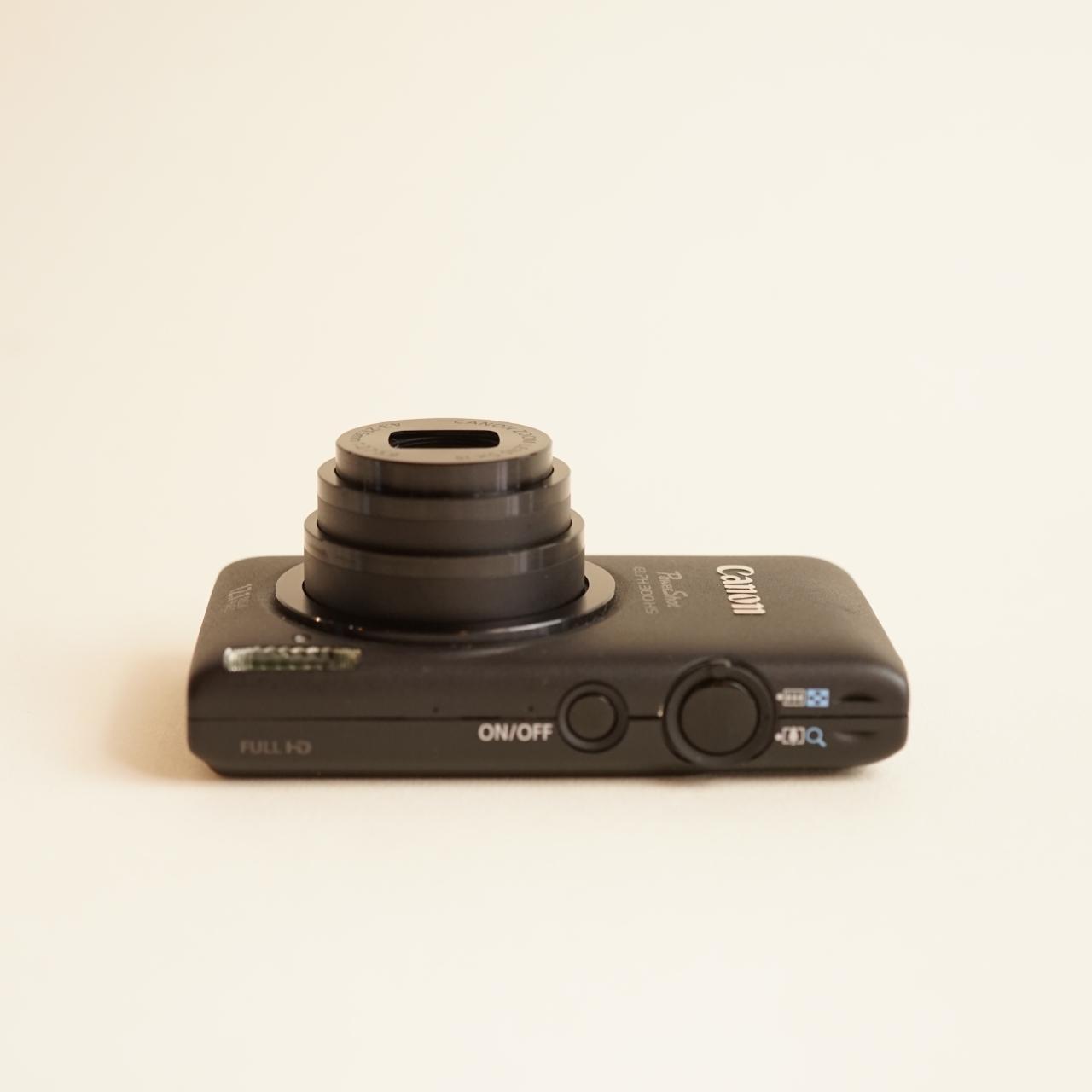 Canon PowerShot ELPH 300 HS Digital Camera | 12.1MP | Tested & Working | Black