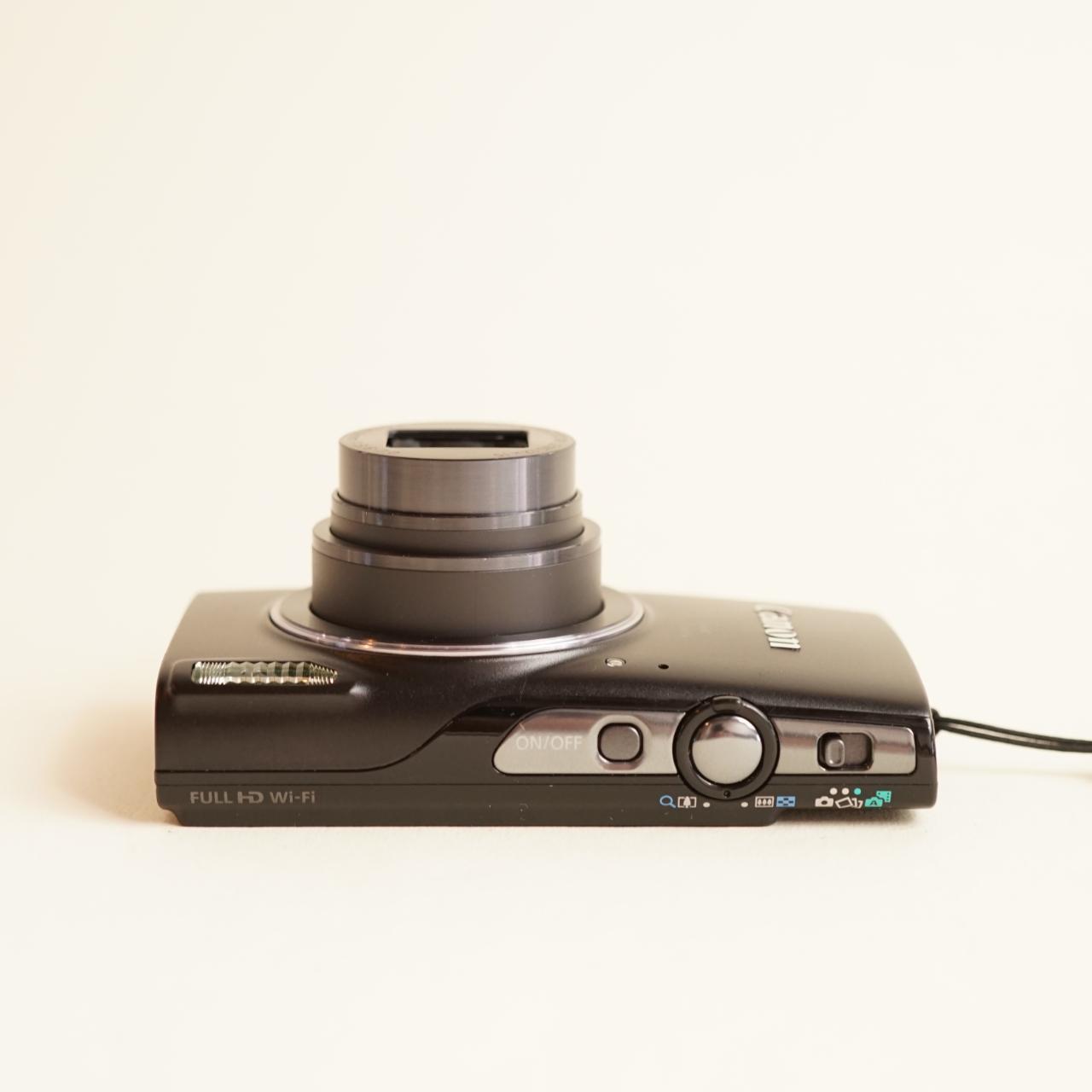 Canon PowerShot ELPH 350 HS Digital Camera | 20.2MP | Tested & Working | Black