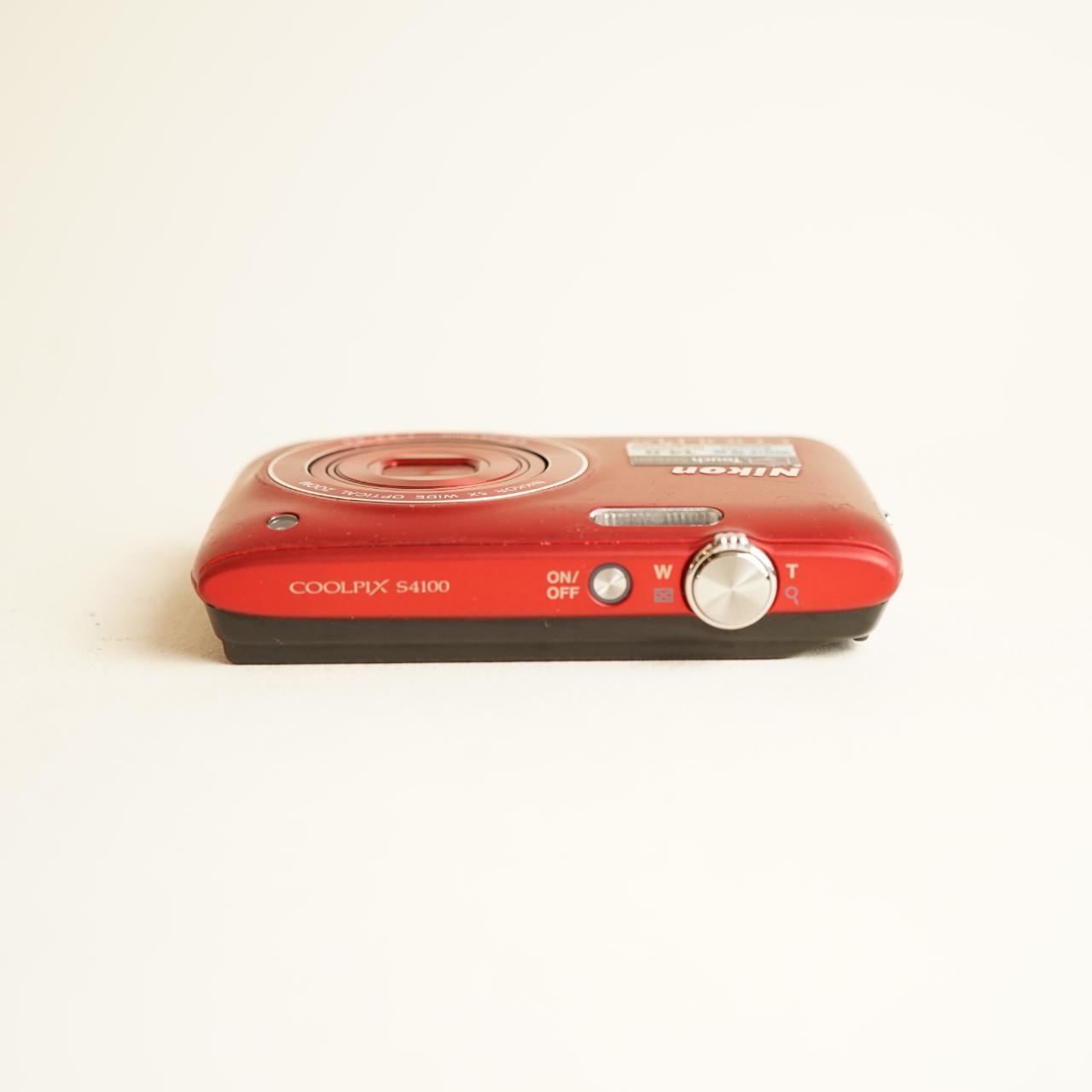 Nikon Coolpix S4100 Digital Camera | 14MP | Tested & Working | Red