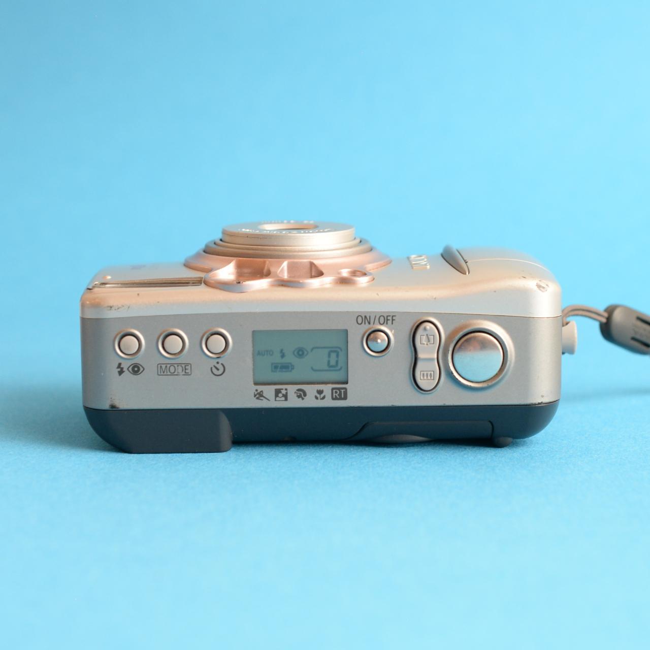 Canon SureShot 80u Film Camera | 35mm Point & Shoot | Tested & Working | Silver