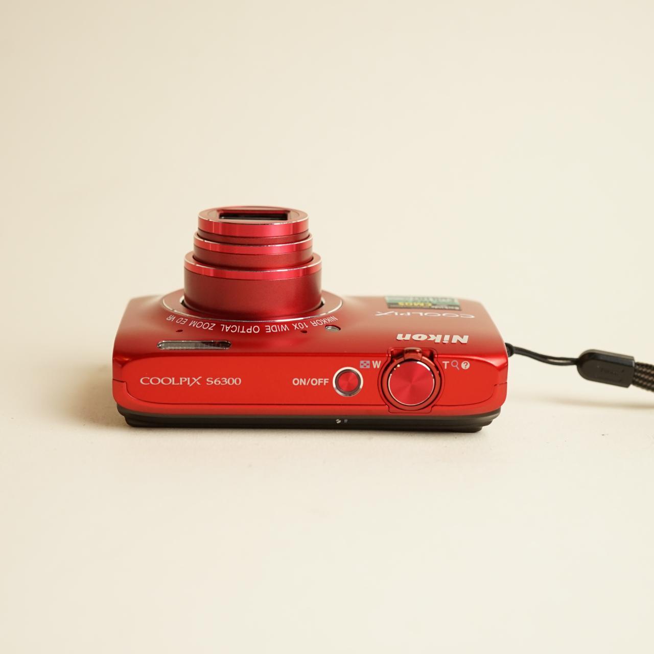 Nikon Coolpix S6300 Digital Camera | 16MP | Tested & Working | Red