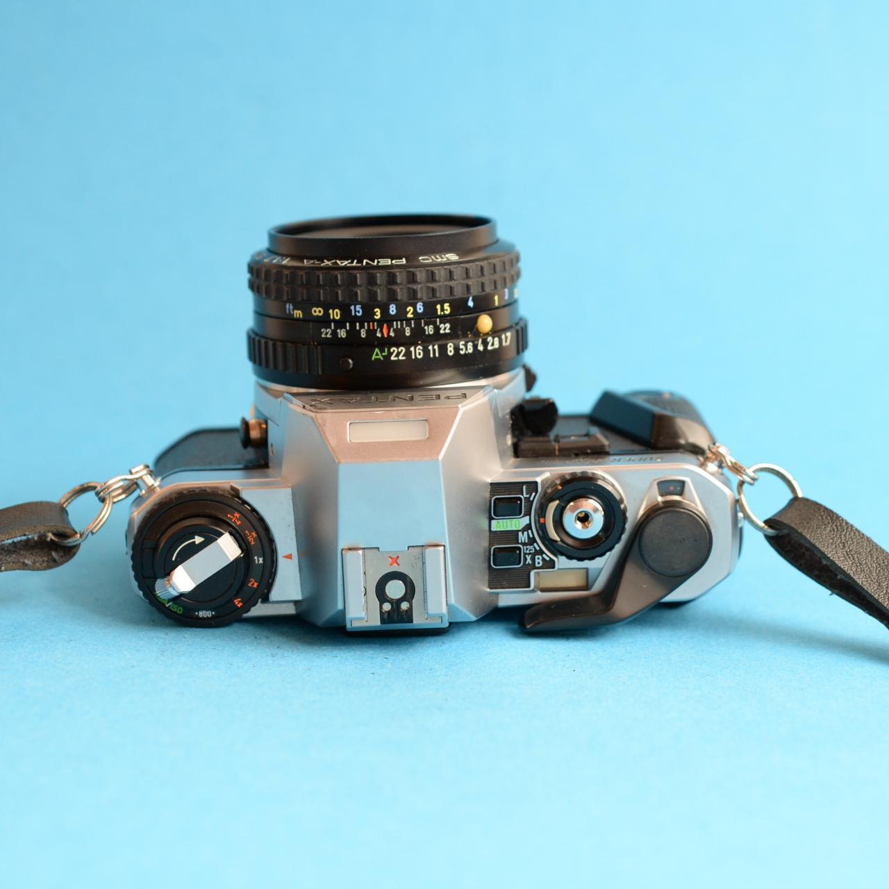Pentax Super Program Film Camera | 35mm SLR | Tested & Working | Silver & Black