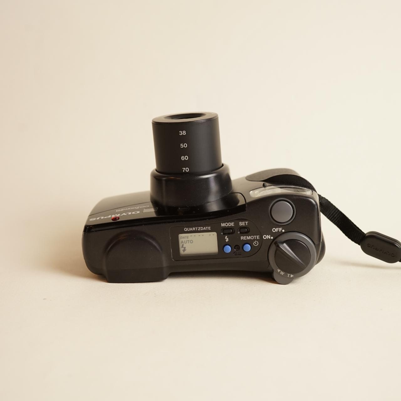 Olympus Infinity Zoom 211 Film Camera | 35mm Point & Shoot | Tested & Working | Black
