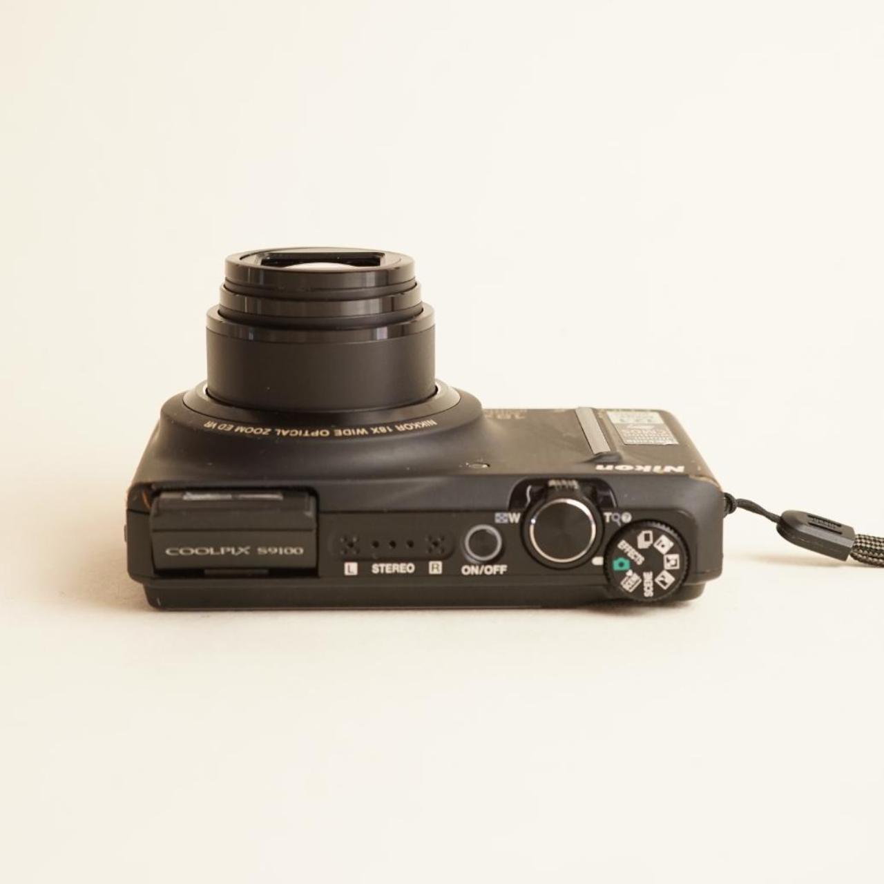Nikon Coolpix S9100 Digital Camera | 12.1MP | Tested & Working | Black