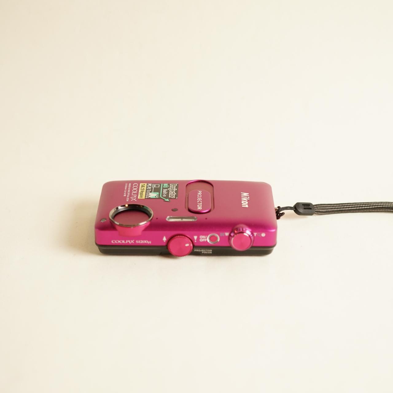 Nikon Coolpix S1200pj Digital Camera | 14.1MP | Tested & Working | Pink