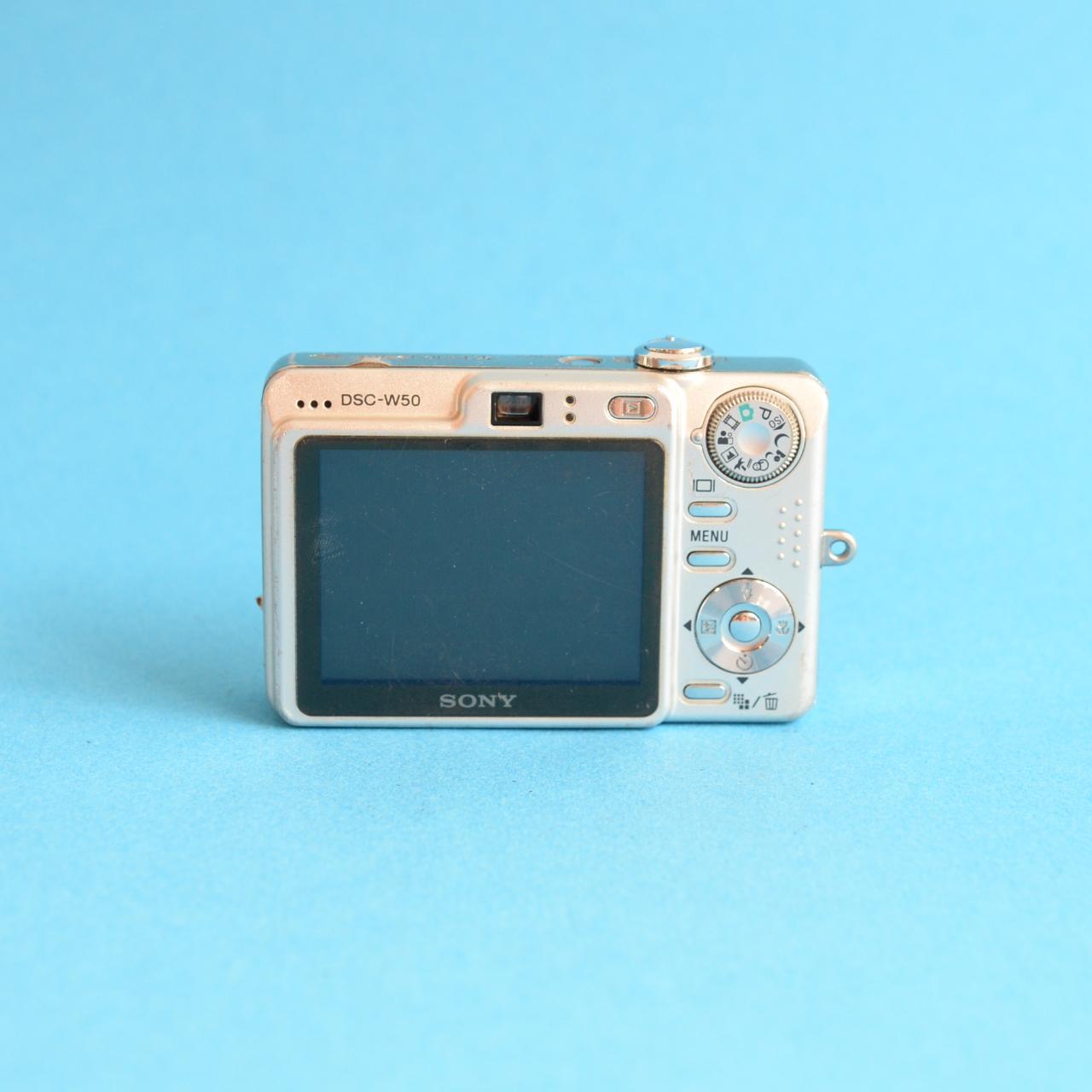 Sony CyberShot DSC-W50 Digital Camera | 6MP | Tested & Working | Silver