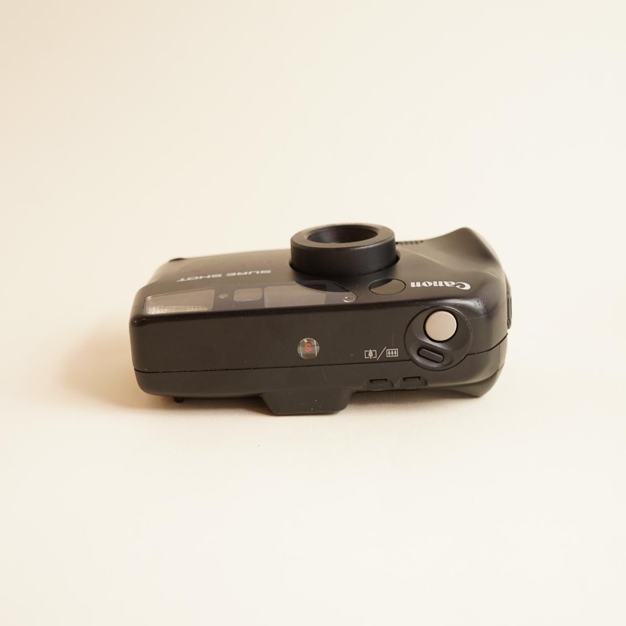 Canon SureShot Film Camera | 35mm Point & Shoot | Tested & Working | Black