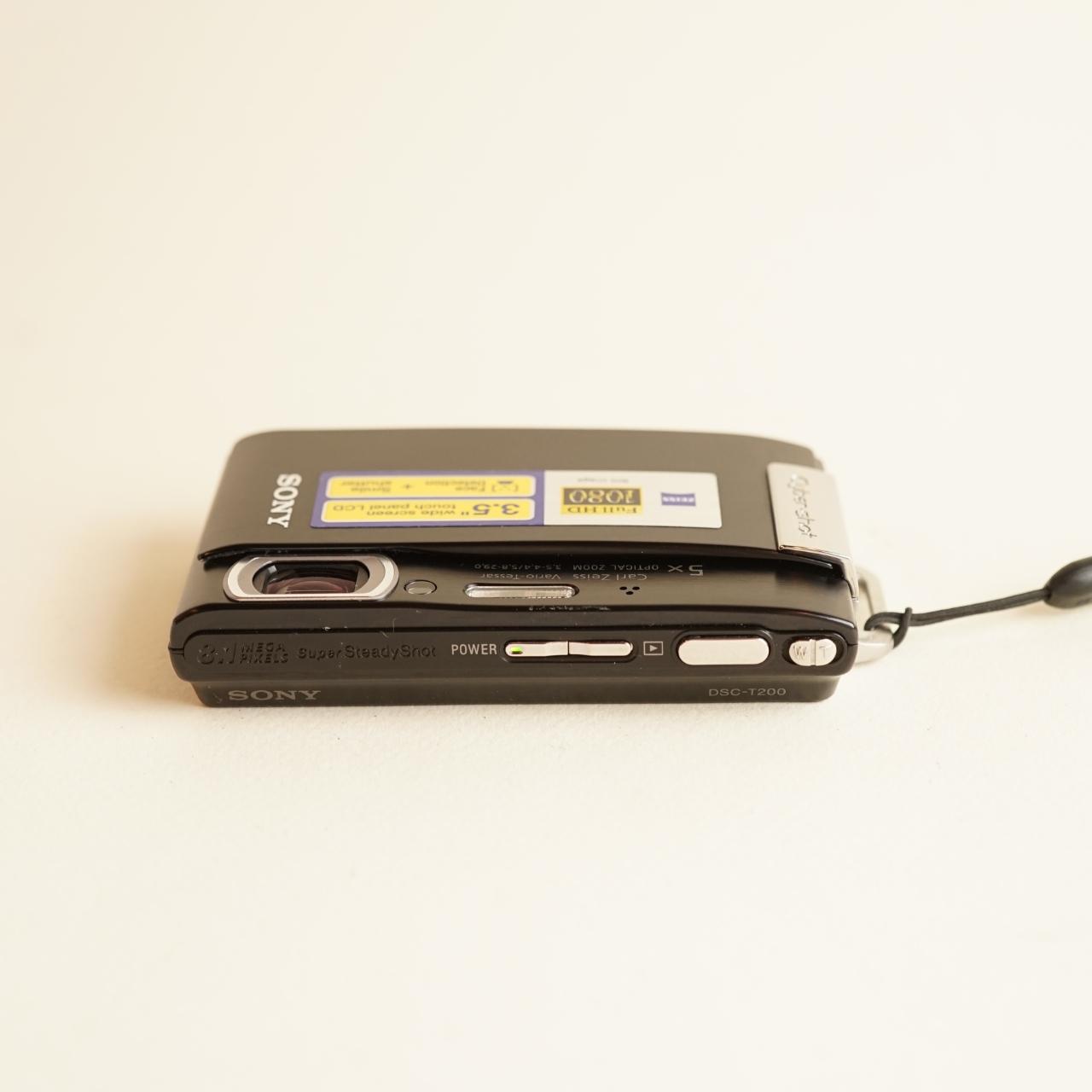 Sony Cyber-shot DSC-T200 Digital Camera | 8.1MP | Tested & Working | Black
