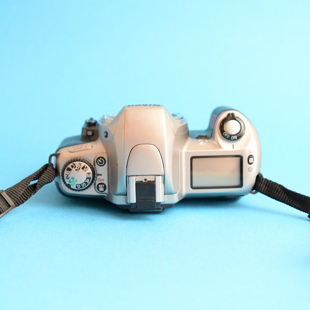 Nikon N65 Film Camera Body Only | 35mm SLR | Tested & Working | Silver & Black