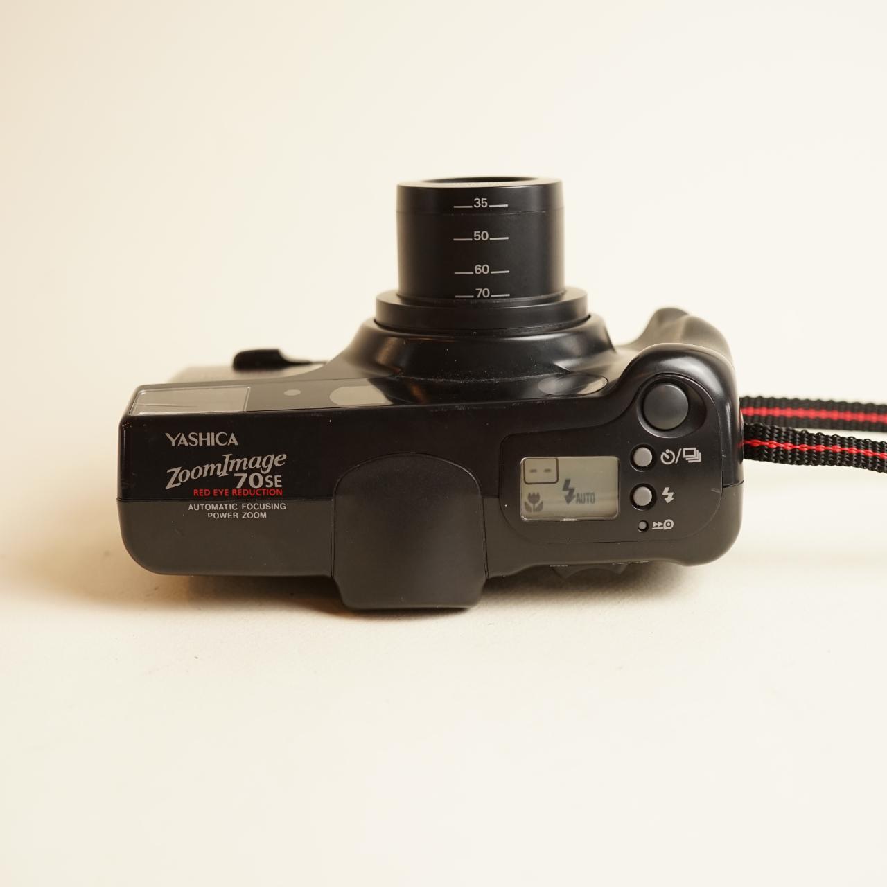 Yashica Zoom Image 70SE Film Camera | 35mm Point & Shoot | Tested & Working | Black