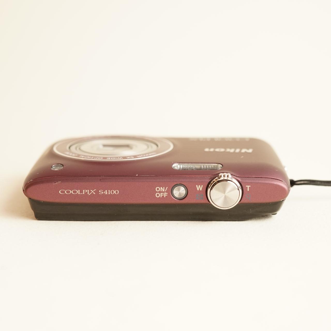 Nikon Coolpix S4100 Digital Camera | 14MP | Read Description | Maroon