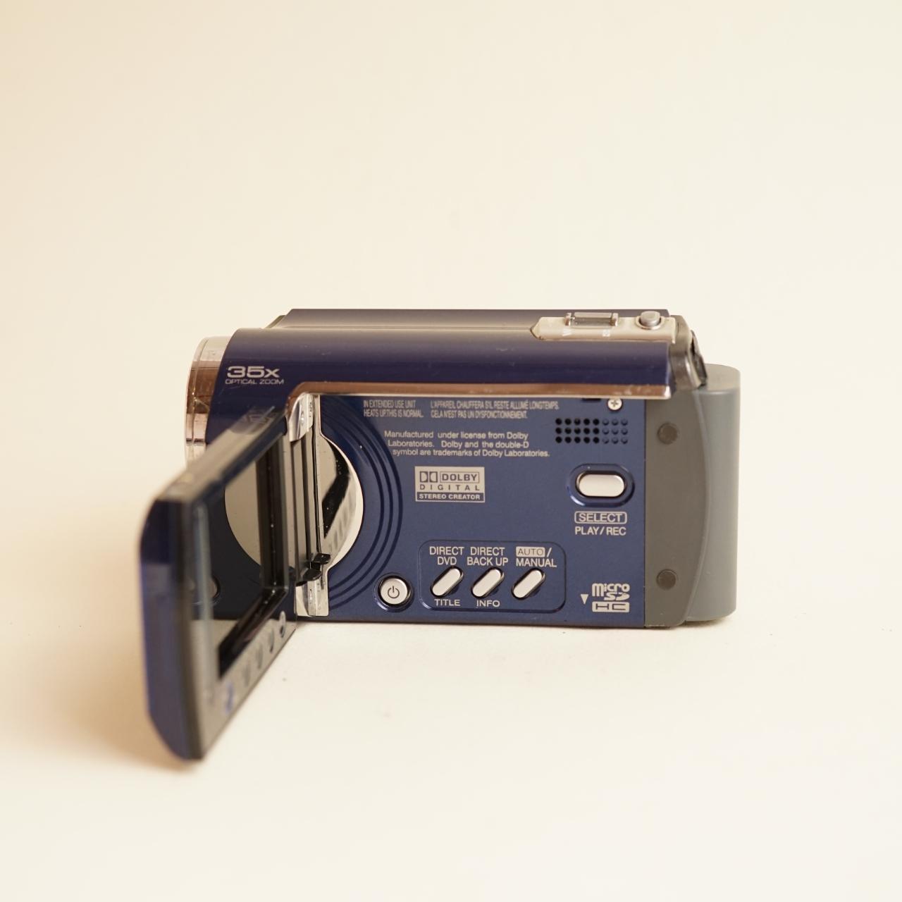 JVC Everio GZ-MG330AU Digital Camcorder | Tested & Working | Blue