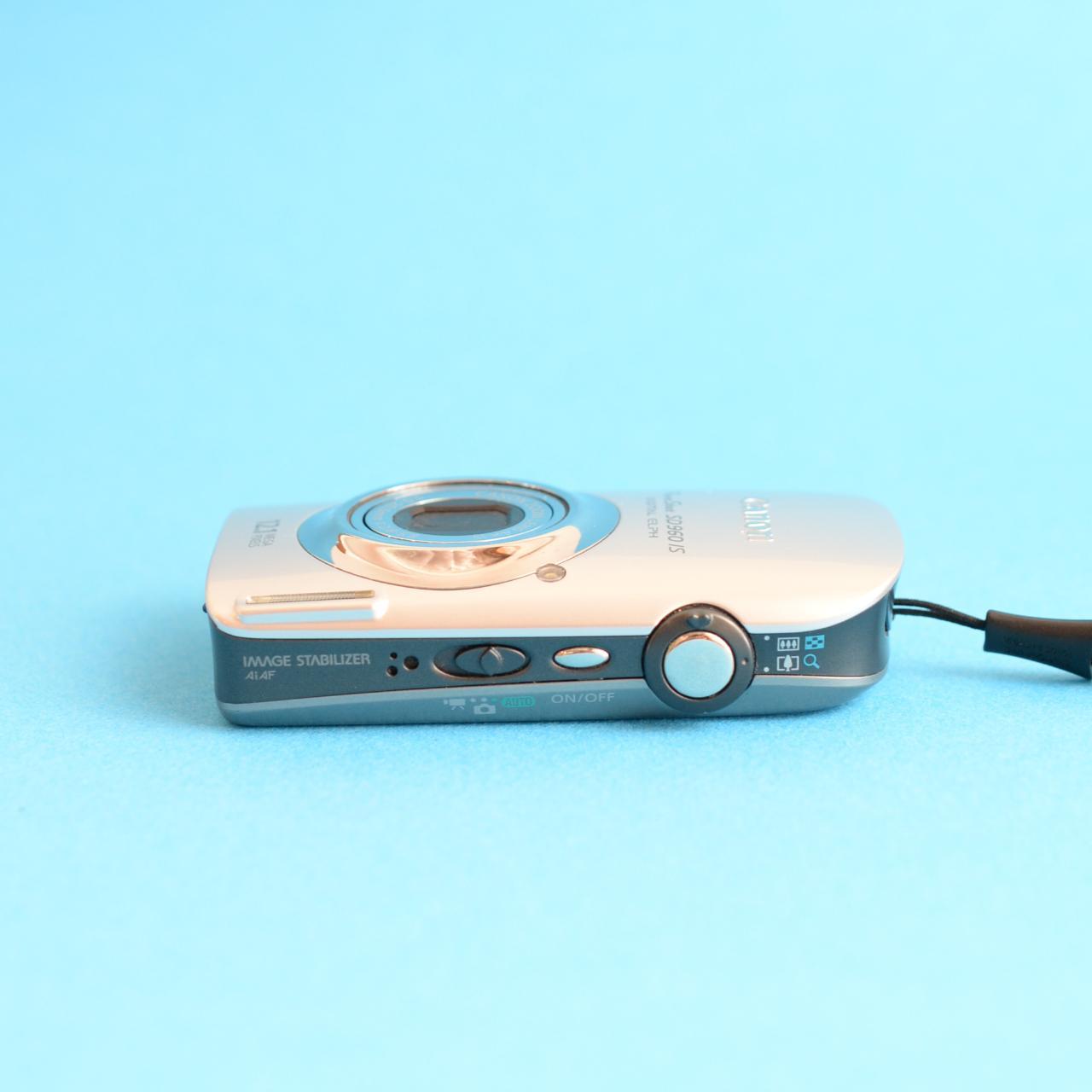Canon PowerShot SD960 IS Digital Camera | 12.1MP | Tested & Working | Silver