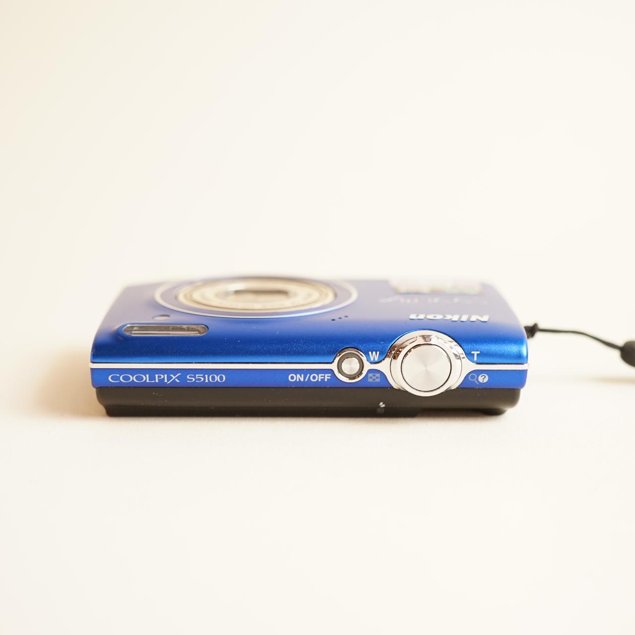 Nikon Coolpix S5100 Digital Camera | 12.2MP | Tested & Working | Blue