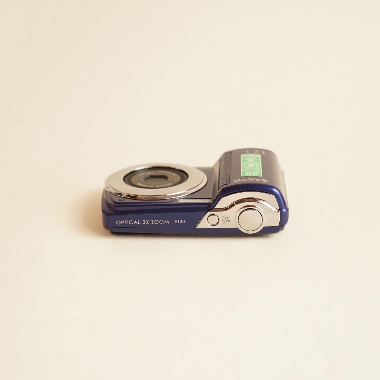 Sanyo S120 Digital Camera | 12MP | Tested & Working | Blue