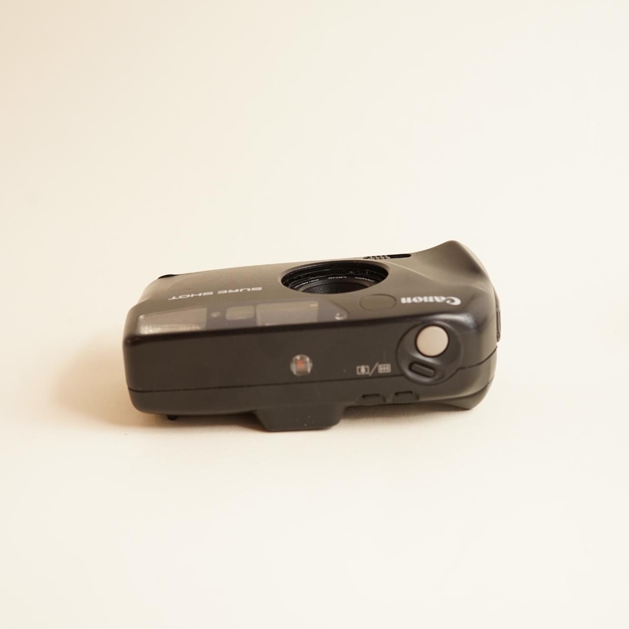Canon SureShot Film Camera | 35mm Point & Shoot | Tested & Working | Black