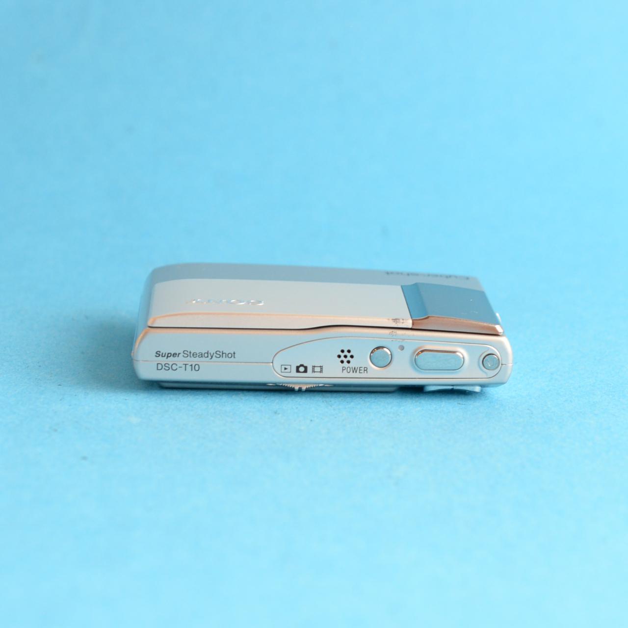 Sony Cyber-shot DSC-T10 Digital Camera | 7.2MP | Tested & Working | Silver
