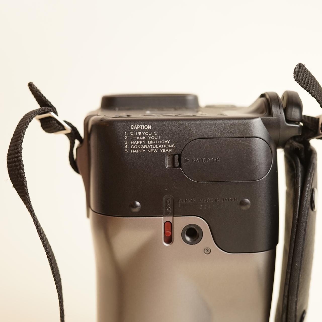 Canon Photura Caption 35mm Film Camera | Point & Shoot | Tested & Working | Grey