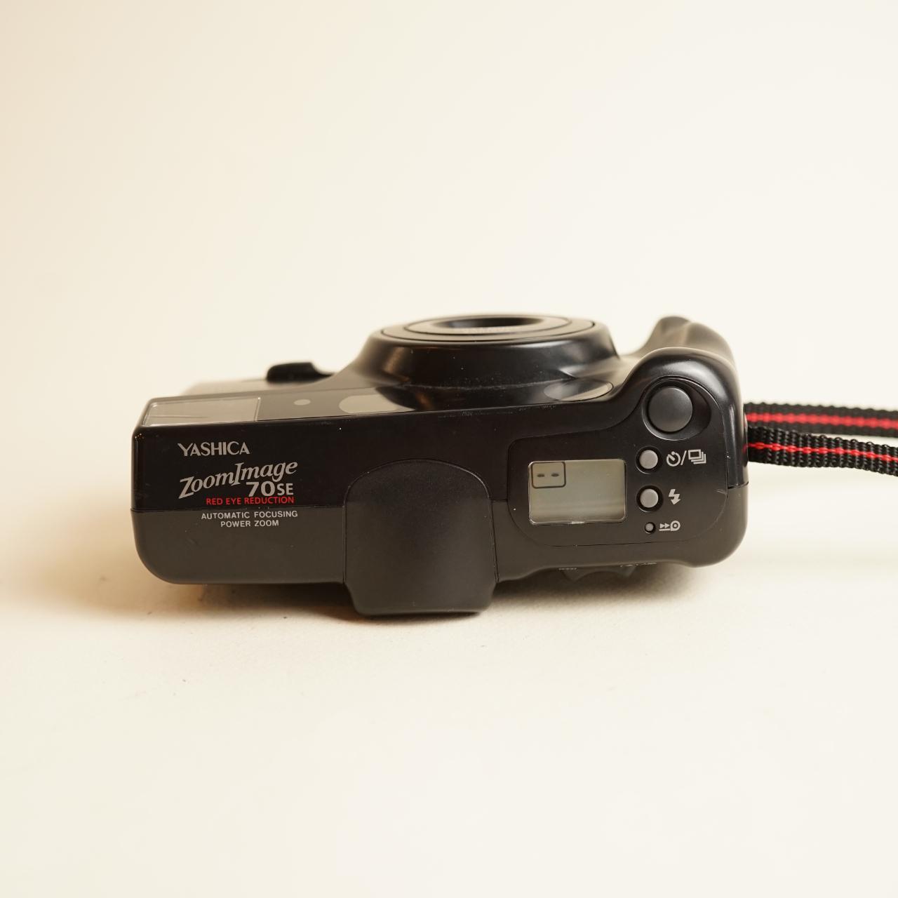 Yashica Zoom Image 70SE Film Camera | 35mm Point & Shoot | Tested & Working | Black