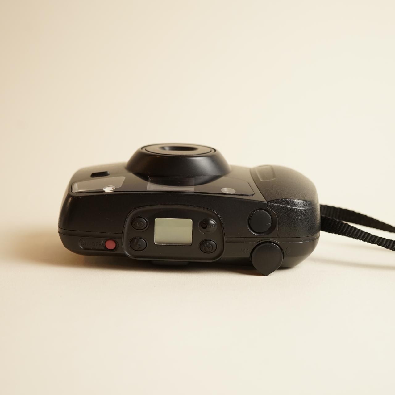Pentax IQZoom 80-E 35mm Point & Shoot Film Camera | Tested & Working | Black