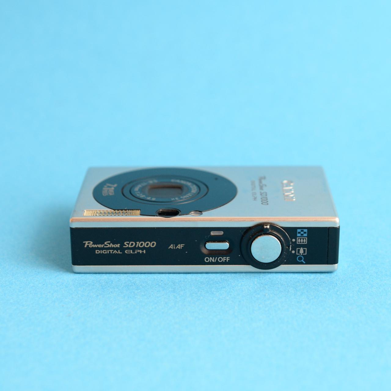 Canon PowerShot SD1000 Digital Camera | 7.1MP | Tested & Working | Silver