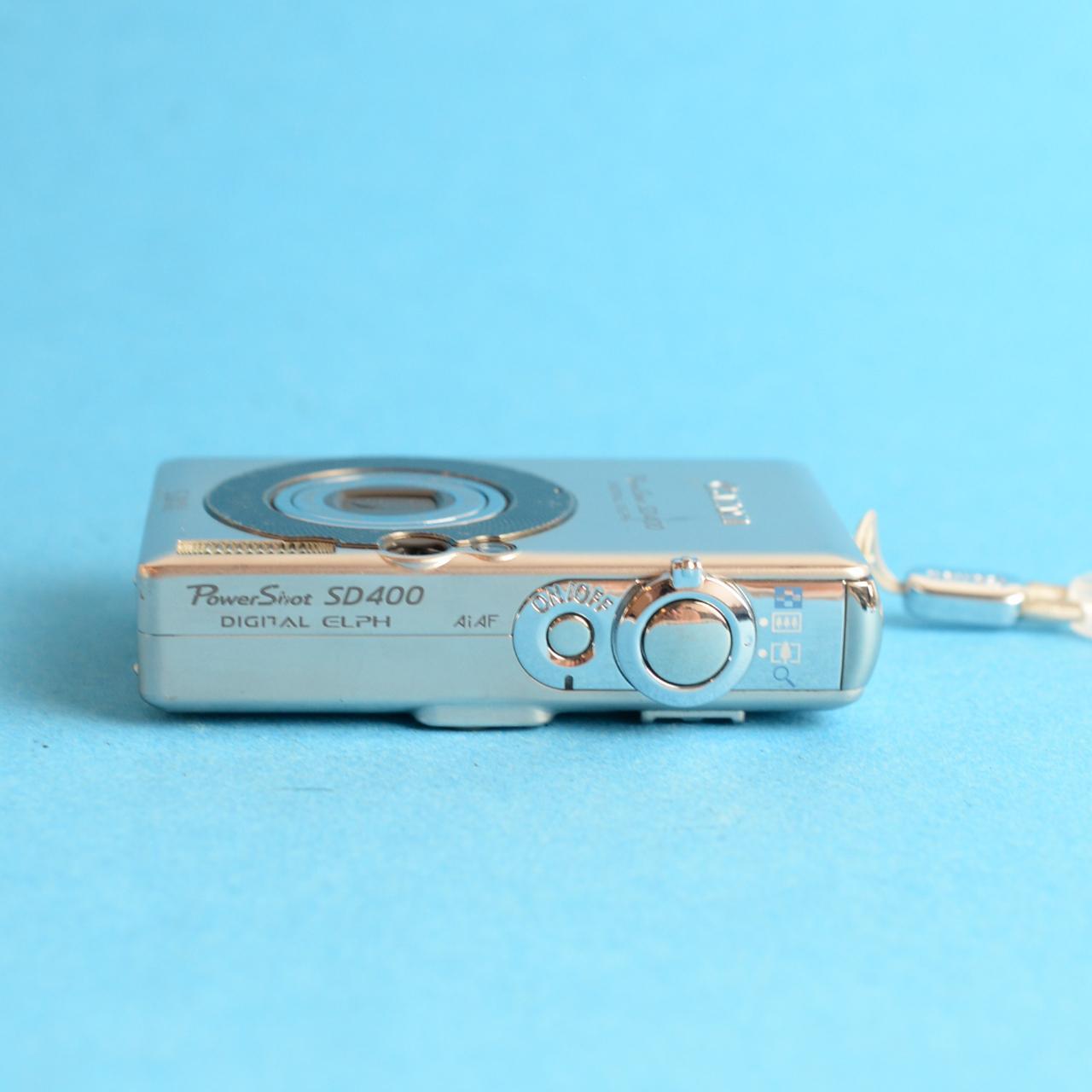 Canon PowerShot SD400 Digital Camera | 5MP | Tested & Working | Silver