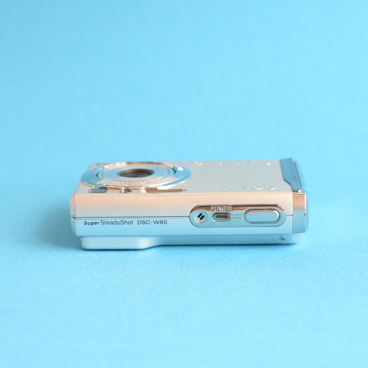 Sony Cyber-shot DSC-W80 Digital Camera | 7.2MP | Tested & Working | Silver