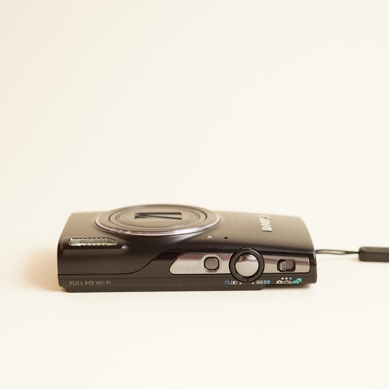 Canon PowerShot ELPH 350 HS Digital Camera | 20.2MP | Tested & Working | Black