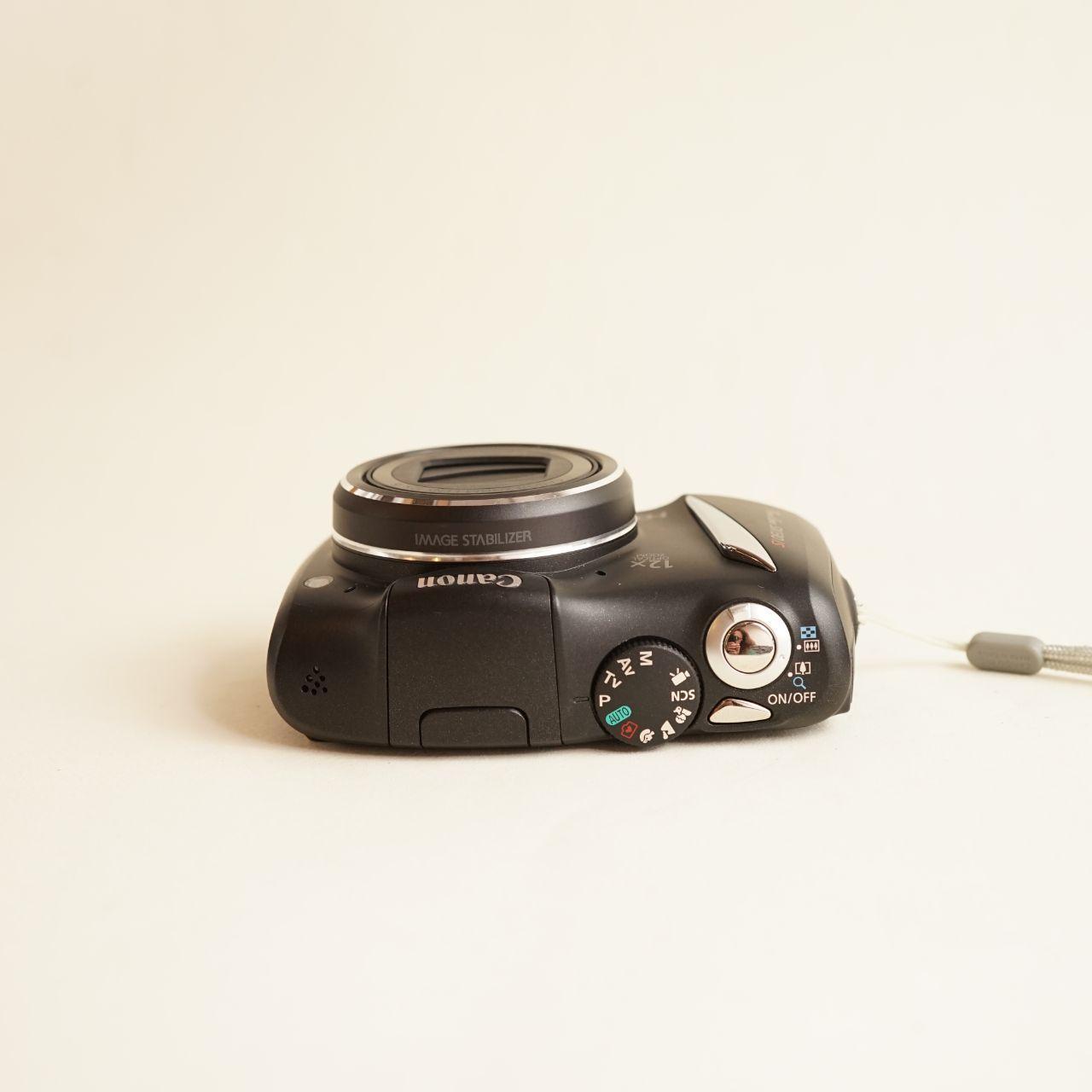 Canon PowerShot SX130 IS Digital Camera | 12.1MP | Tested & Working | Black