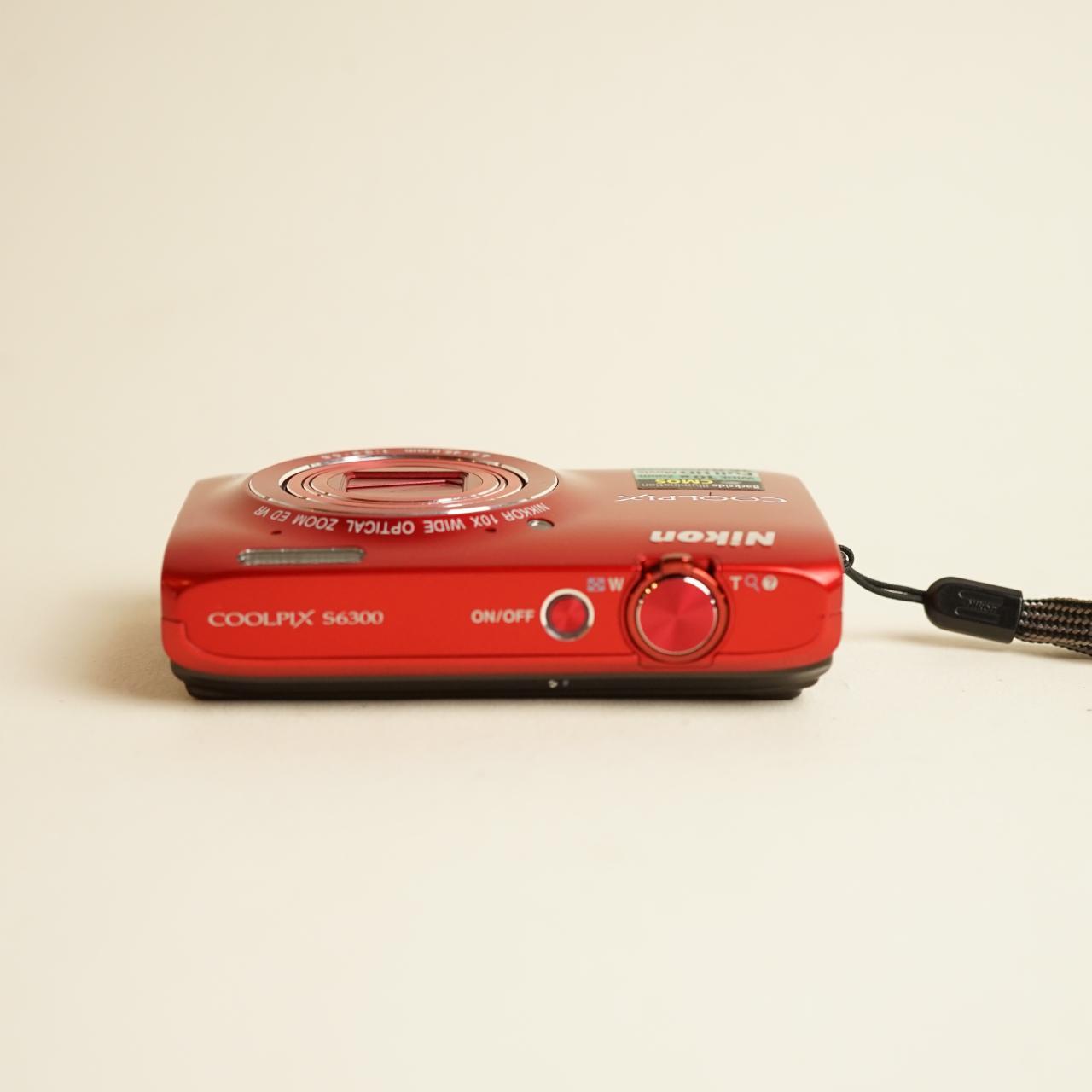Nikon Coolpix S6300 Digital Camera | 16MP | Tested & Working | Red