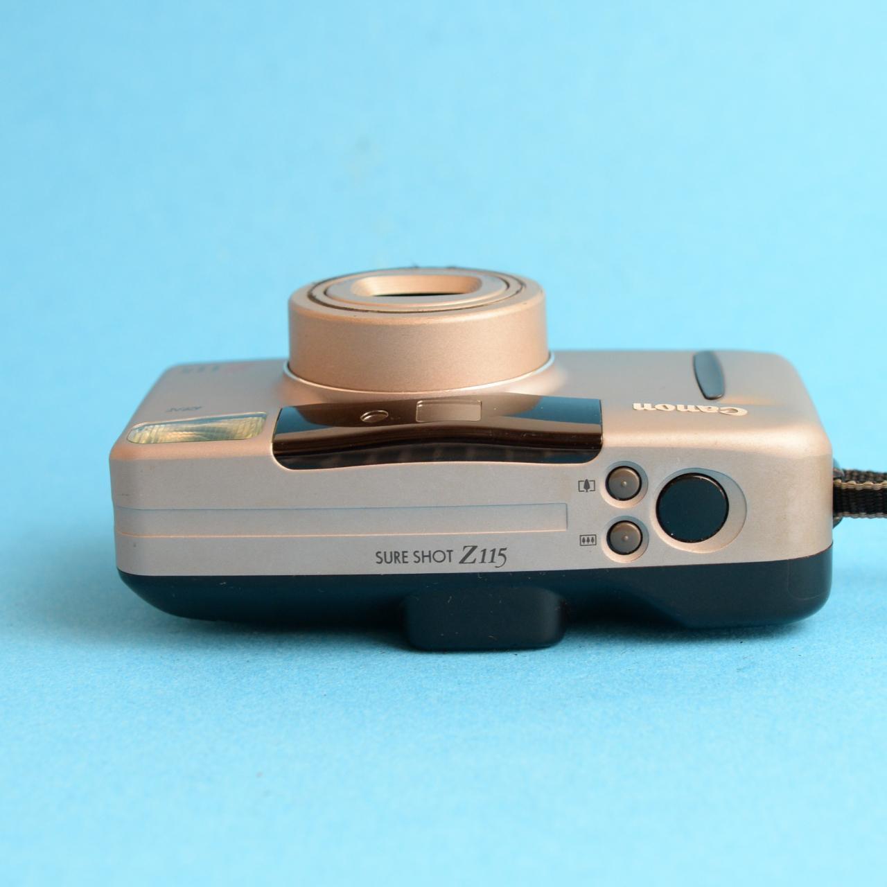 Canon SureShot Z115 Film Camera | 35mm Point & Shoot | Tested & Working | Grey
